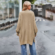 WW | Damen Langarm Lockere Passform Cardigan