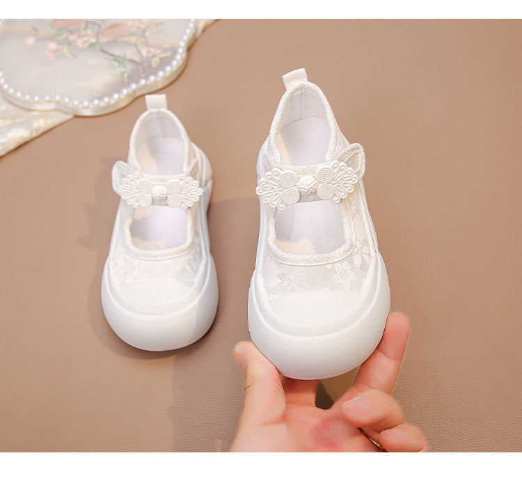 Femme Dekorative Mary Jane Schuhe mit Floralen Akzenten WW