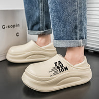 Damen Bequeme Hausschuhe mit warmem Innenfutter und rutschfester Sohle WW