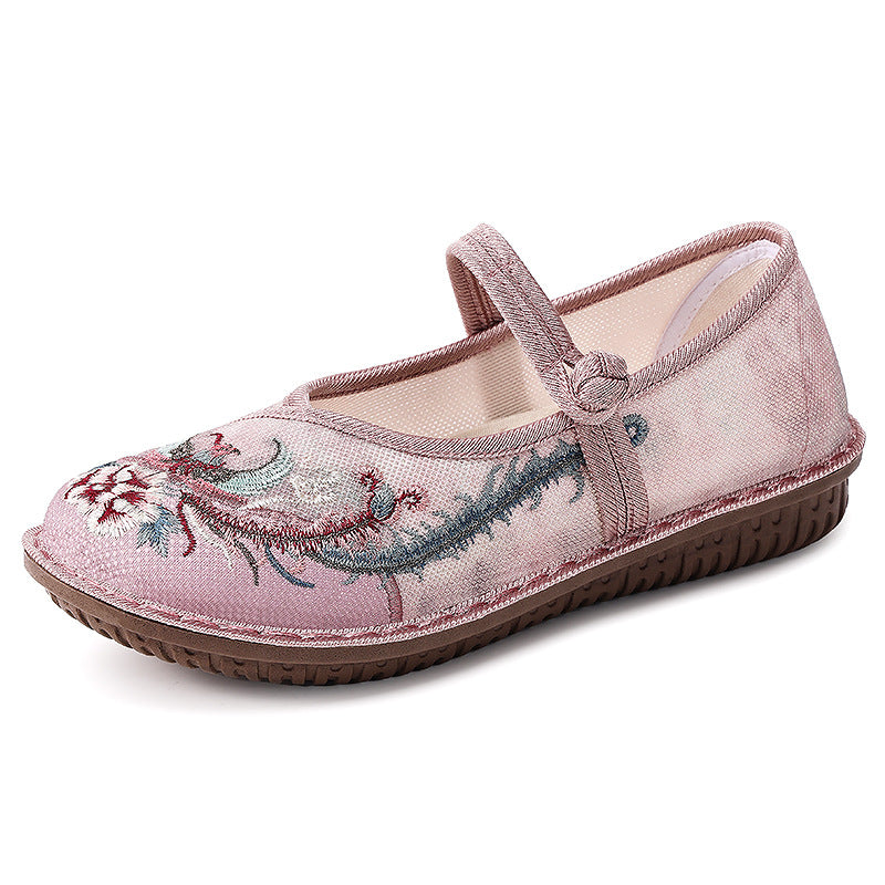 Femme Bestickte Mary Jane Flats WW