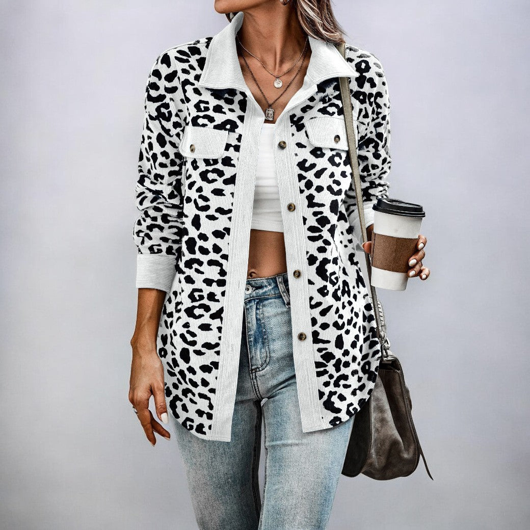 W&W Mode | Stilvolle Leopardenjacke