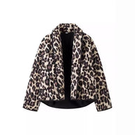 Damen Steppjacke im eleganten Leopardenmuster WW
