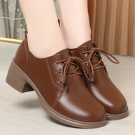 Damen Schnürschuhe mit elegantem Blockabsatz und ergonomischer Polsterung WW