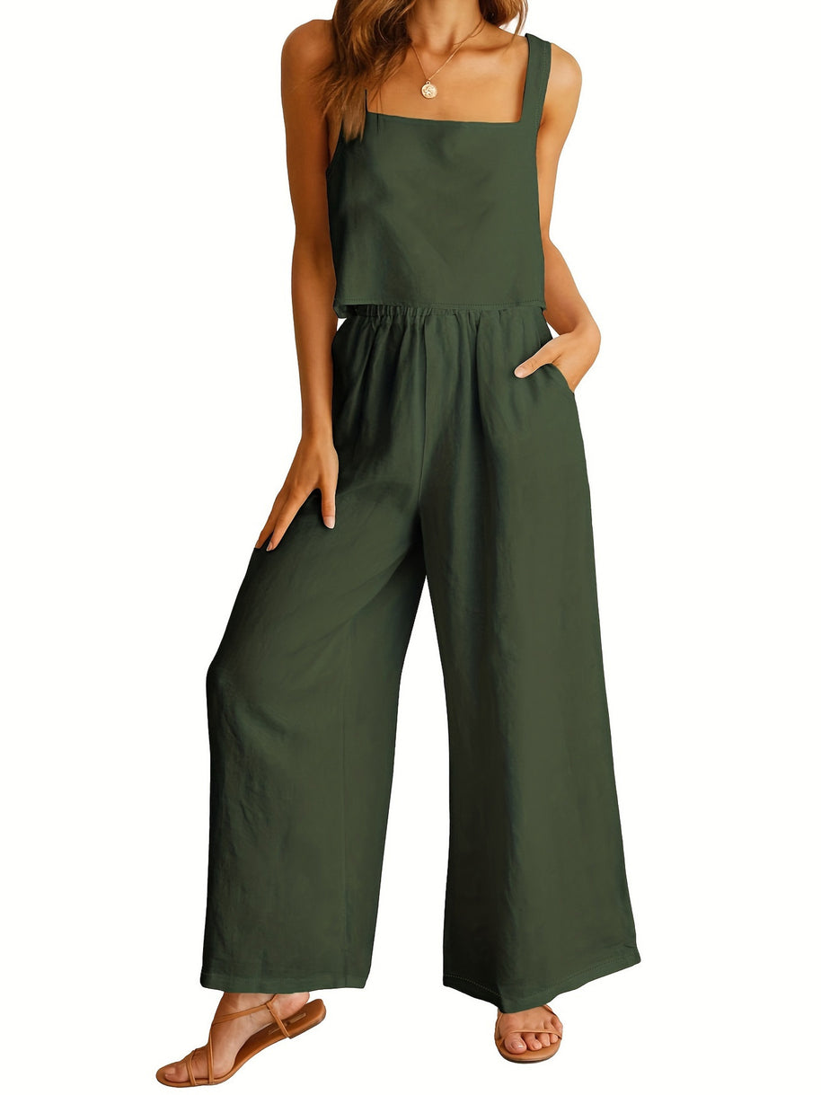 Damen Weitgeschnittene Jumpsuit WW