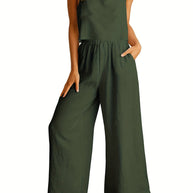 Damen Weitgeschnittene Jumpsuit WW