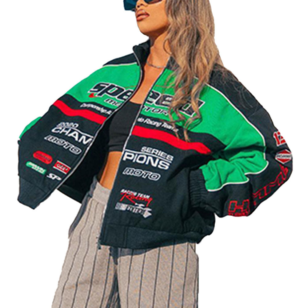 Damen sportliche Oversize-Jacke WW