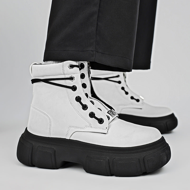 Damen robuste Combat Boots mit rutschfester Sohle und innovativem Schnürsystem WW