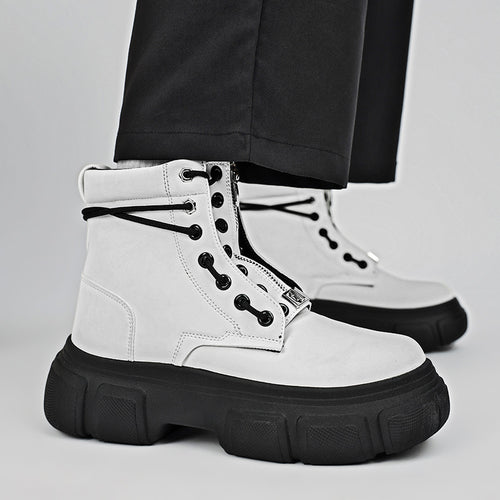 Damen robuste Combat Boots mit rutschfester Sohle und innovativem Schnürsystem WW