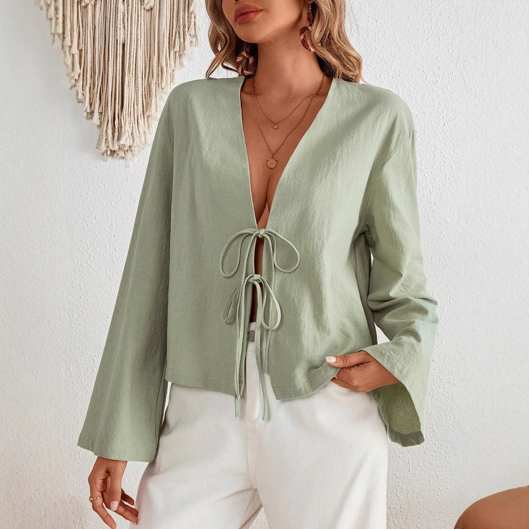 Damen lässige Kurzblazer mit strukturiertem Stoff WW