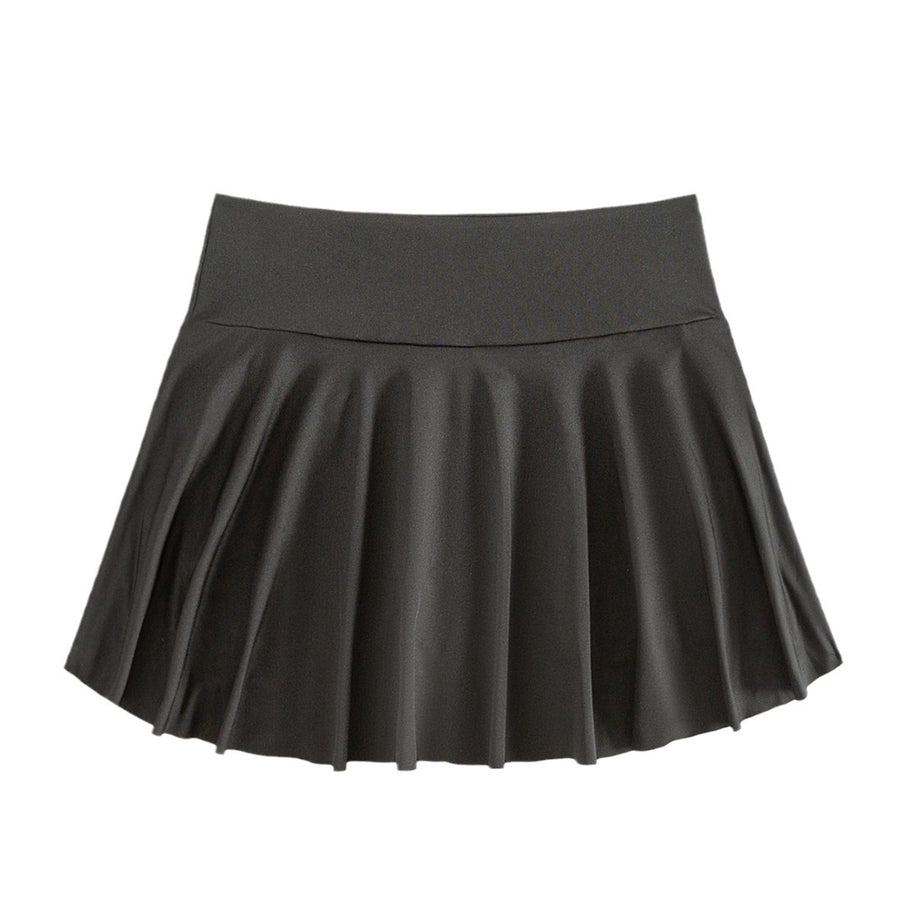 Damen Schwimmrock mit voluminösem Saum und elastischem Bund WW