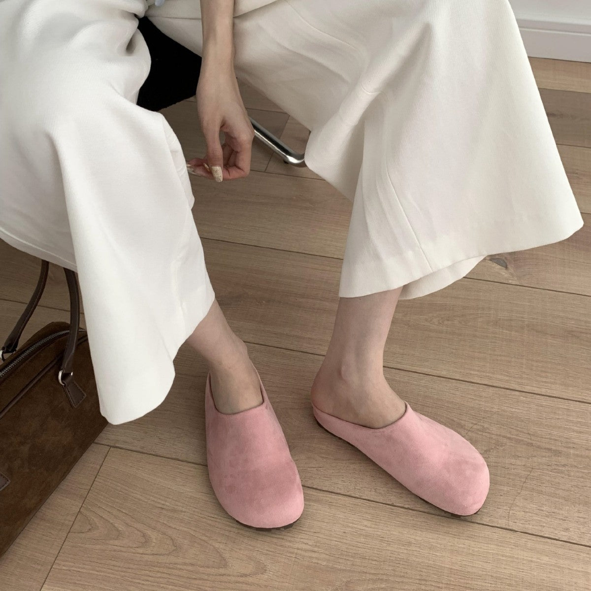 Damen bequeme Clogs aus softem Obermaterial mit ergonomischem Design WW
