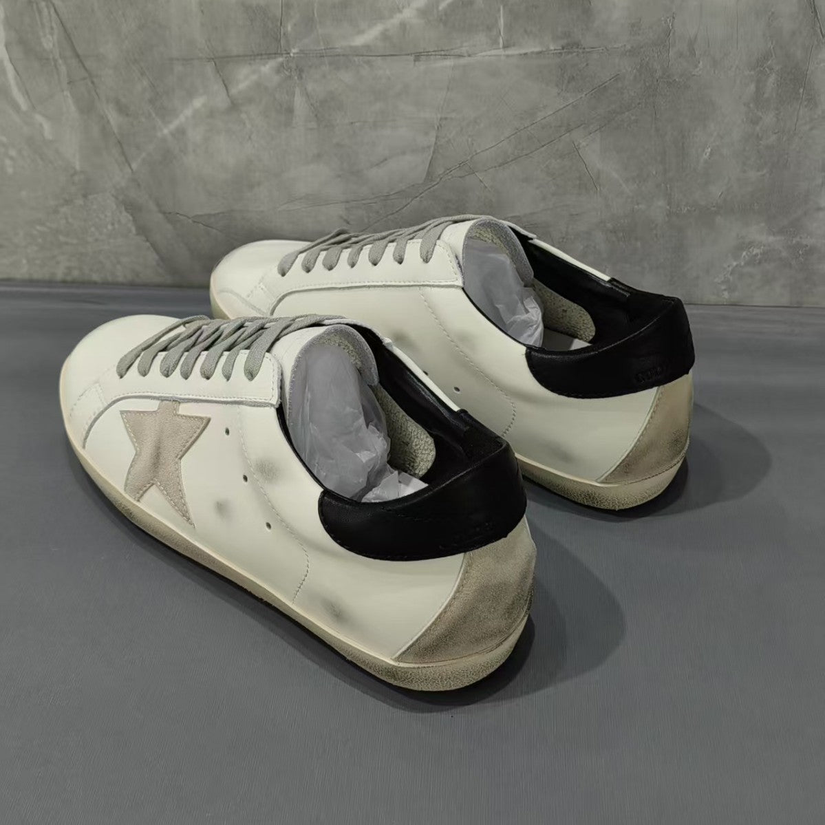 Männer Freizeit Leder Sneaker WW