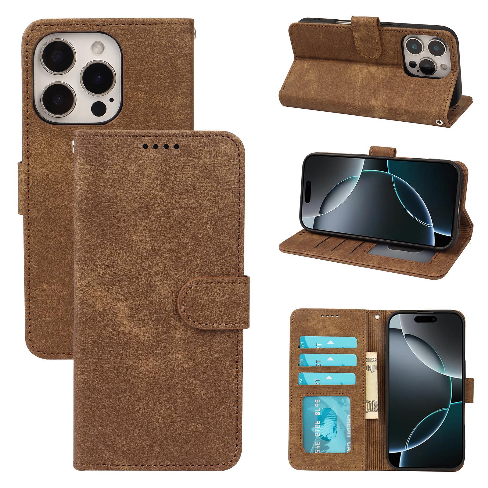 W&W | Apple kleine runde Schnalle Flip Handyhülle