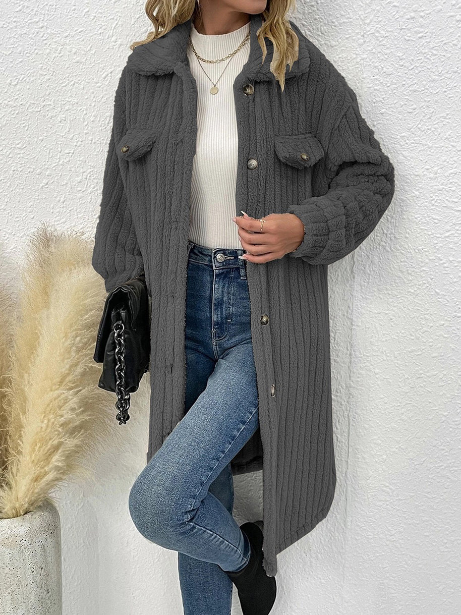 Damen Strickjacke mit soften Texturen und praktischen Taschen WW