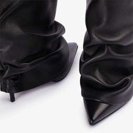 Damen Slouchy Hochhackige Stiletto Stiefel WW