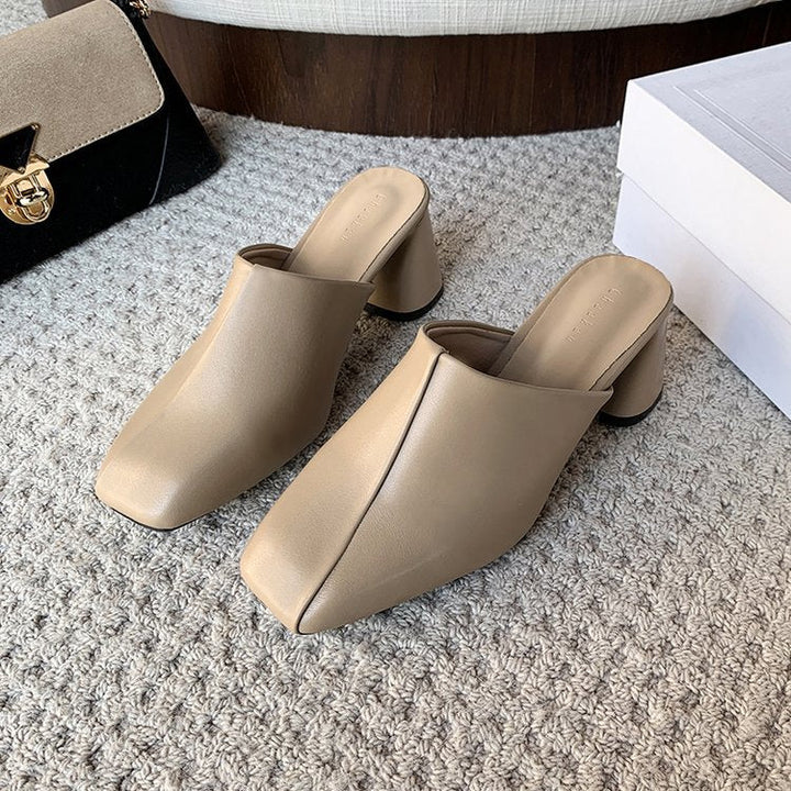 Damen Elegante Mules mit modernem Design und komfortabler Absatzhöhe W&W Mode