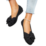Damen Ballerinas mit eleganten Schleifendetails und rutschfester Sohle WW