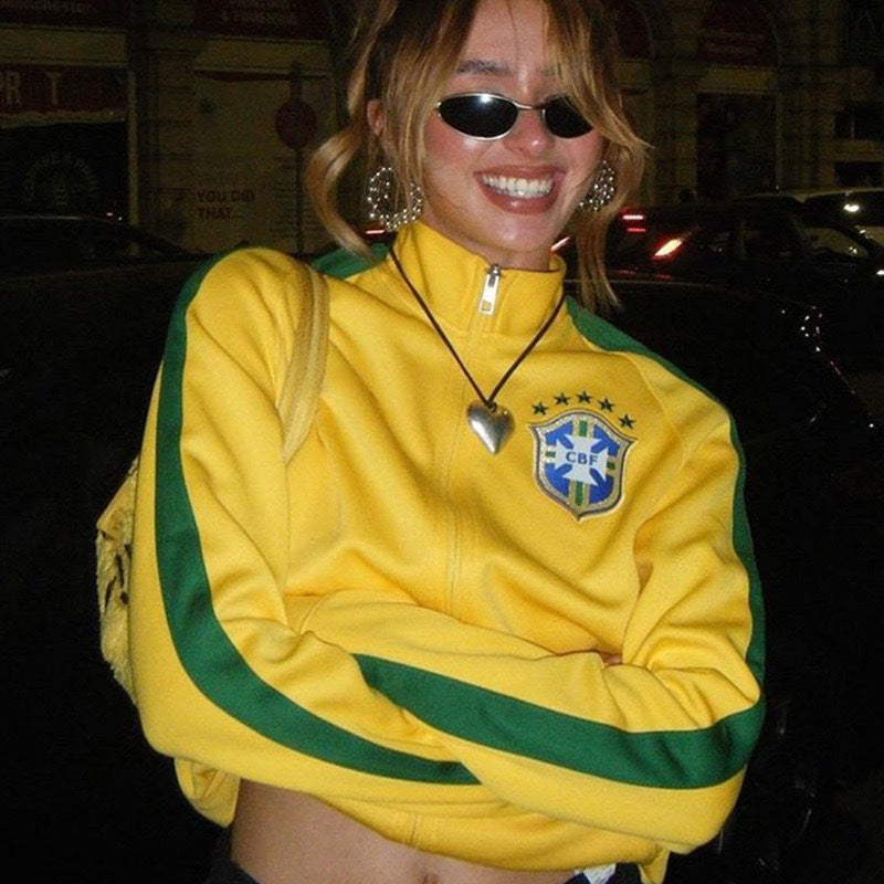 Damen Sportive Trackjacke WW