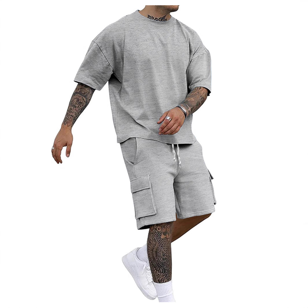 Herren Sportliches Cargo-Set W&W Mode