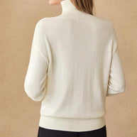 Damen Rollkragenpullover mit floralem Design WW