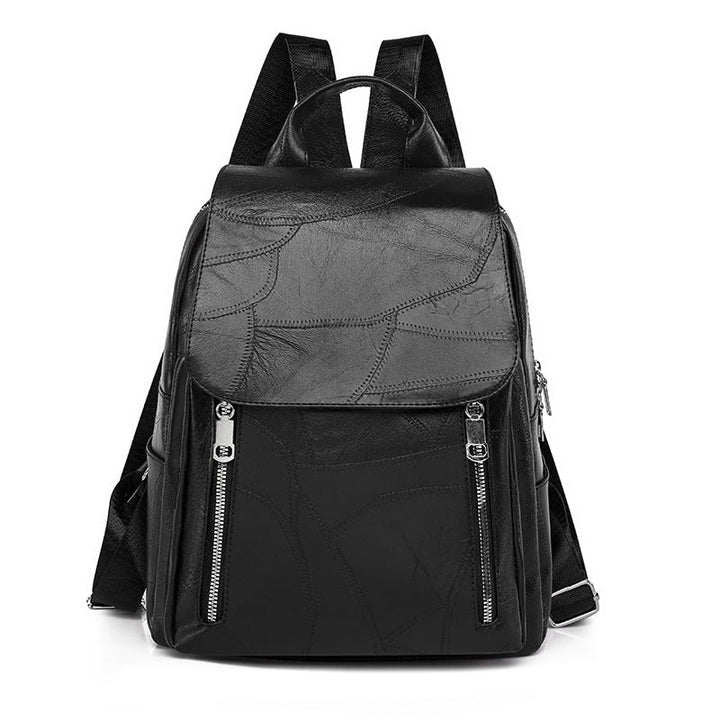 Damen-Lederrucksack mit diebstahlsicherem Design