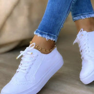 Damen Sneaker mit modischem Textilobermaterial und dämpfender Sohle WW