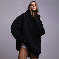Damen bequemer Oversized Hoodie WW