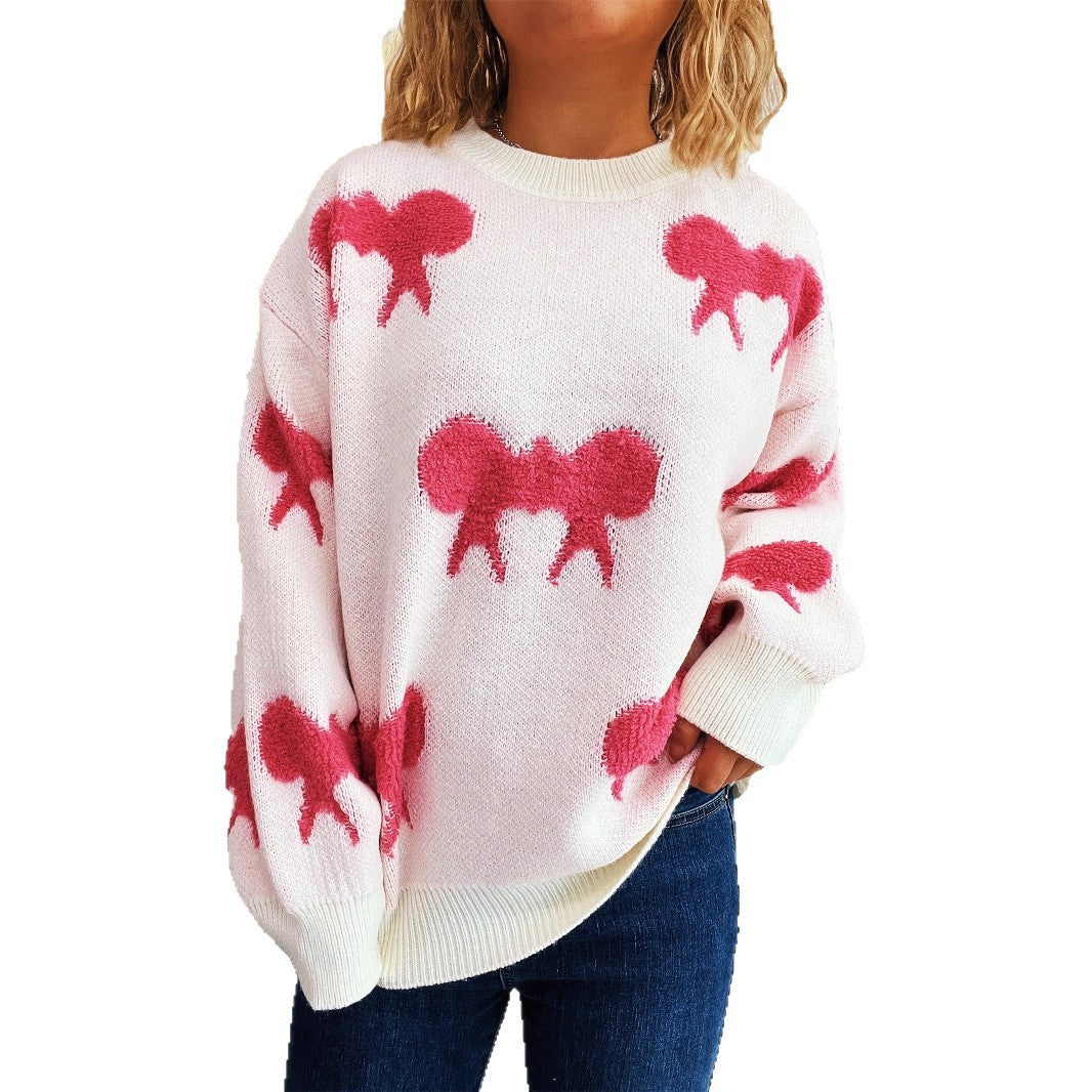 Damen Pullover mit verspieltem Motiv und lässigem Schnitt WW