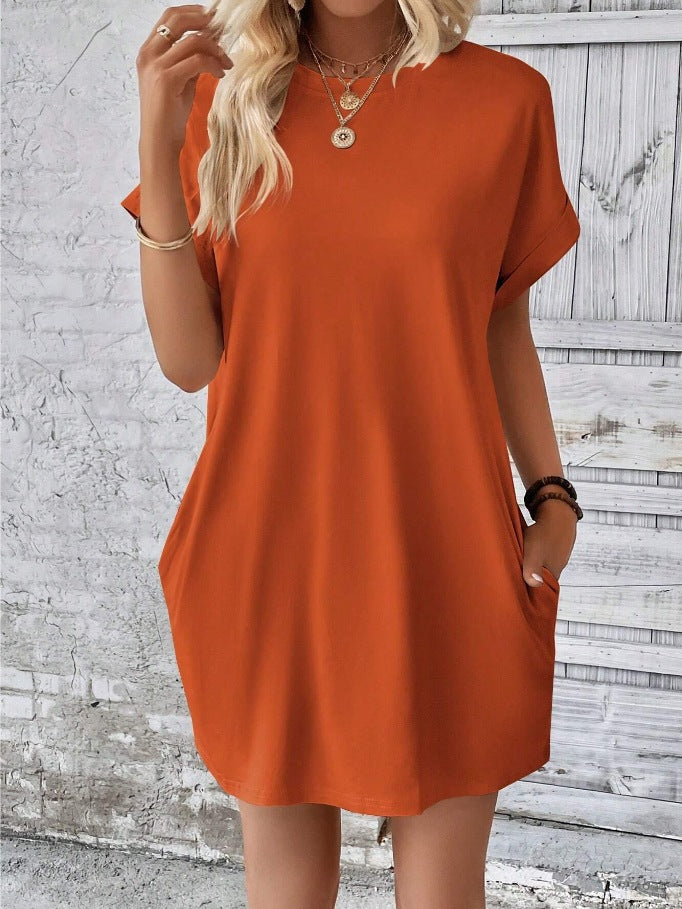 Damen Relaxed Fit T-Shirt Kleid WW