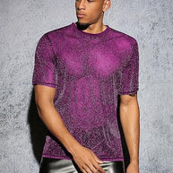 WW | Sexy Semi Runde Hals T-shirt Für Männer