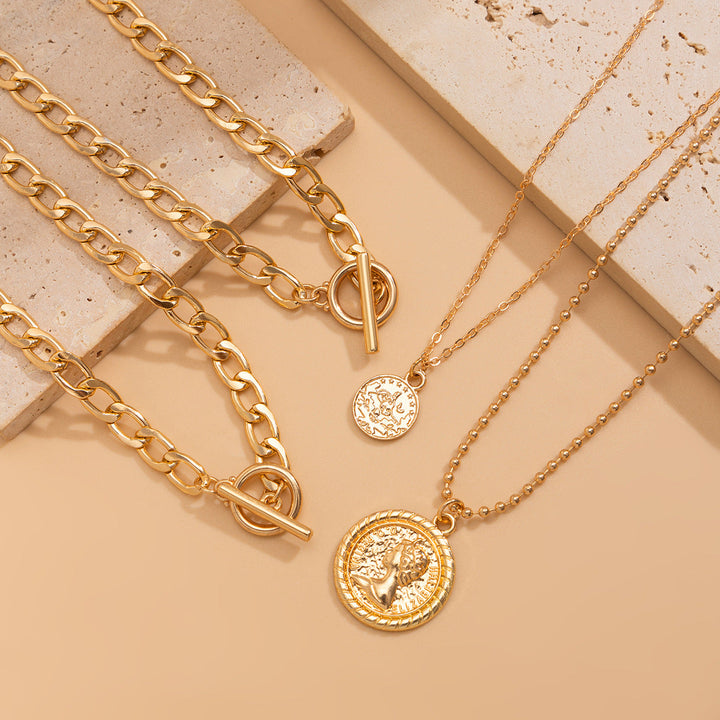 W&W Mode | Glamour Mehrlagige Ketten Geschenkset
