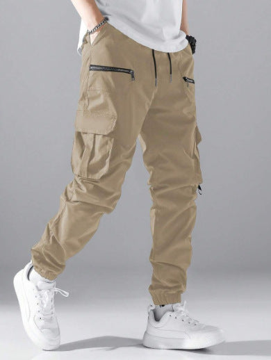 Herren Cargo-Hosen mit modernen Zipper-Taschen WW