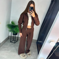 Damen Strick-Loungewear-Set WW