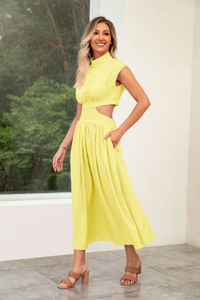 WW | Selbstgemacht Echte Schüsse Sommer Süß Stehkragen Macaron Farbe Cropped Outfit