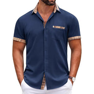 Herren Kurzarmhemd mit klassischem Karomuster und modernem Schnitt WW