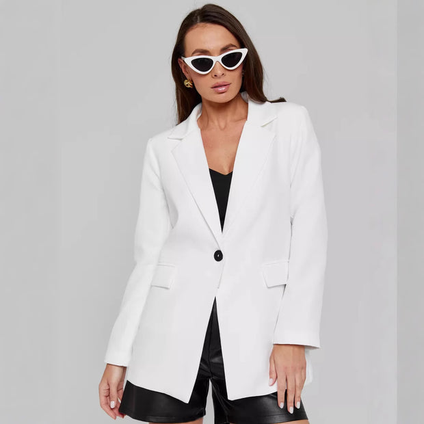Damen eleganter, taillierter Blazer im modernen Schnitt WW