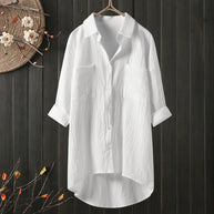 Damen Relaxed Fit Button-Up Shirt WW
