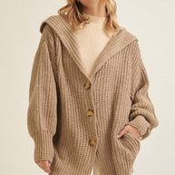 Damen Strickjacke mit eleganter Knopfakzentuierung und lässigem Schnitt WW