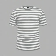 Herren Freizeit T-Shirt mit auffälligen Streifen WW