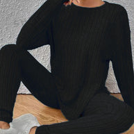 Damen Relaxed-Fit Freizeitanzug aus hochwertigem Strickstoff WW