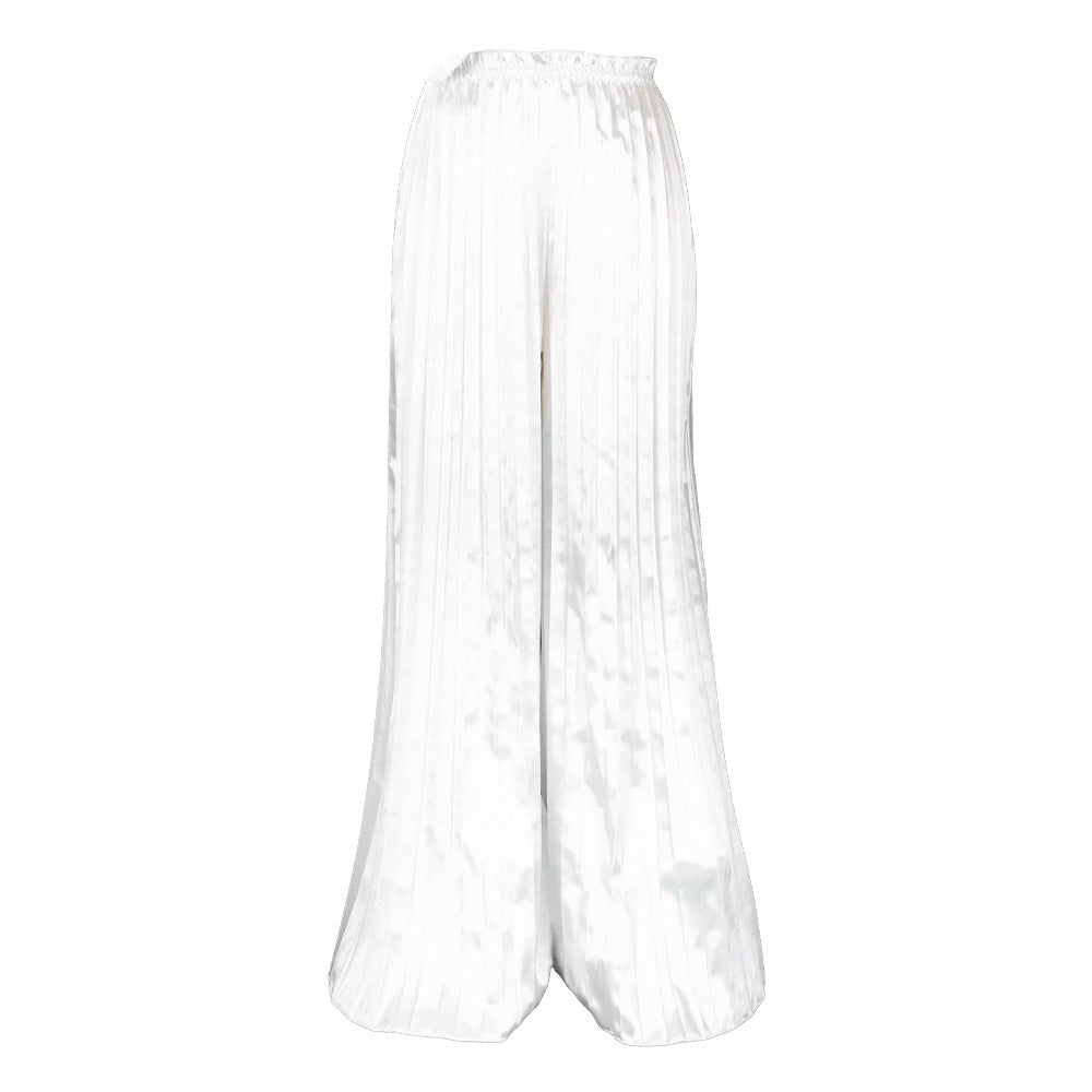Damen Plissee Hose mit weitem Schnitt von WW