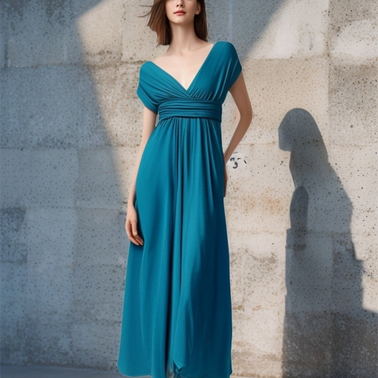 W&W | Multi-Wear Multi-Seil Kreuz rückenfrei Bandage Kleid