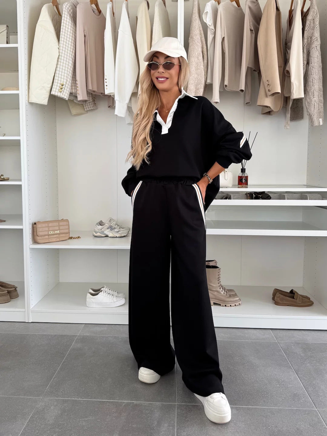 Damen Sportliches Lounge-Set WW