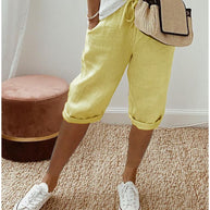 Leichte Shorts mit elastischem Bund für Damen WW