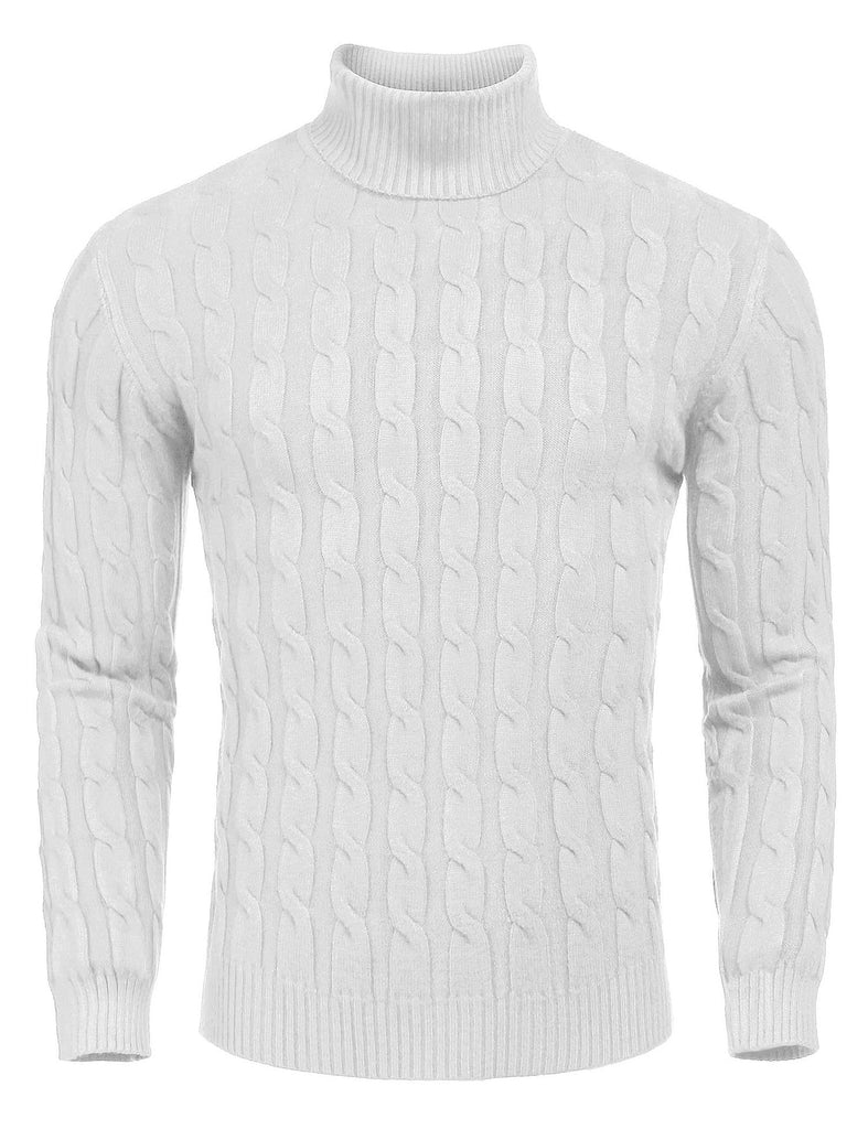 Herren Strickpullover mit aufwendigem Zopfmuster WW