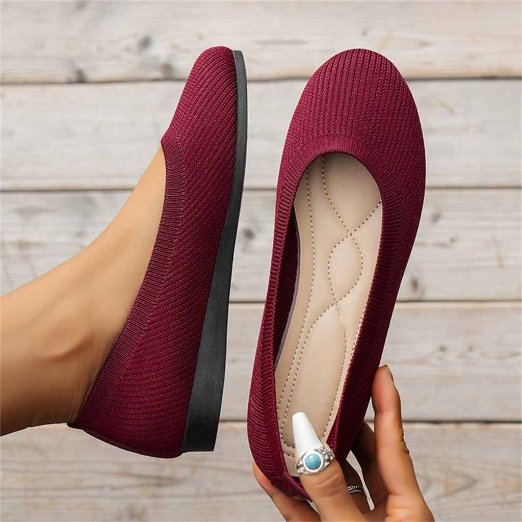 WW | Ballettplatte Strickschuhe