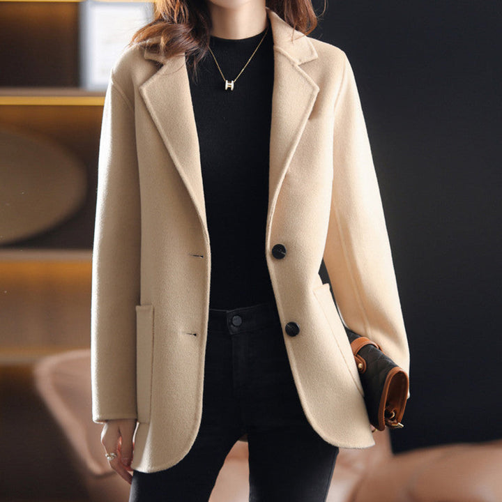 W&W Mode | Herbst- Und Winterblazer Aus Dickem Tweed Für Damen