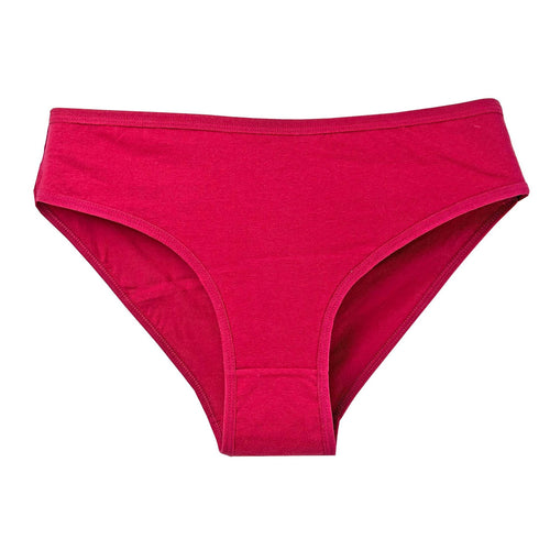 W&W Mode | Damen Slip aus reiner Baumwolle, unifarben und schlicht