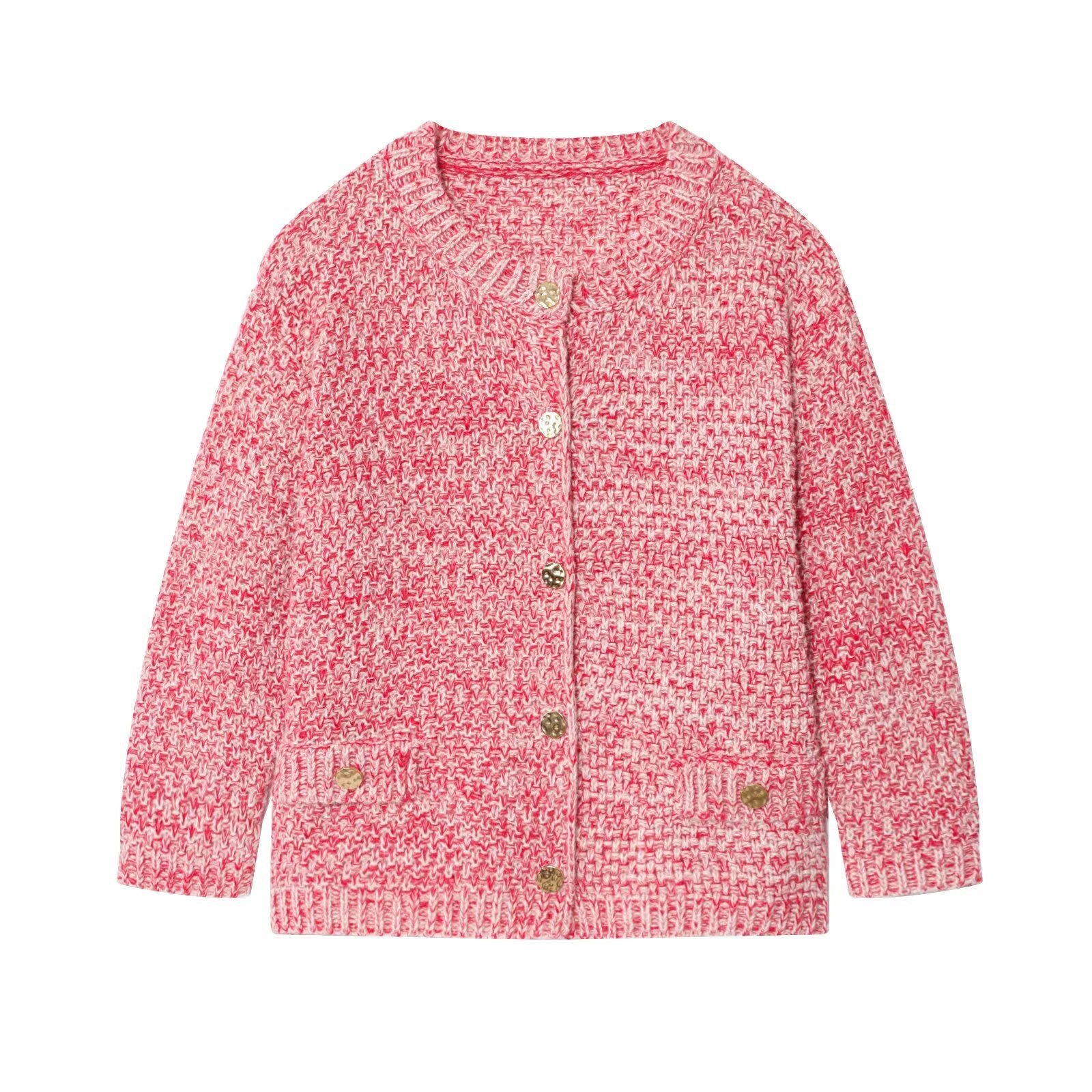 Damen Strickjacke mit Knopfdetails und gemütlicher Passform WW