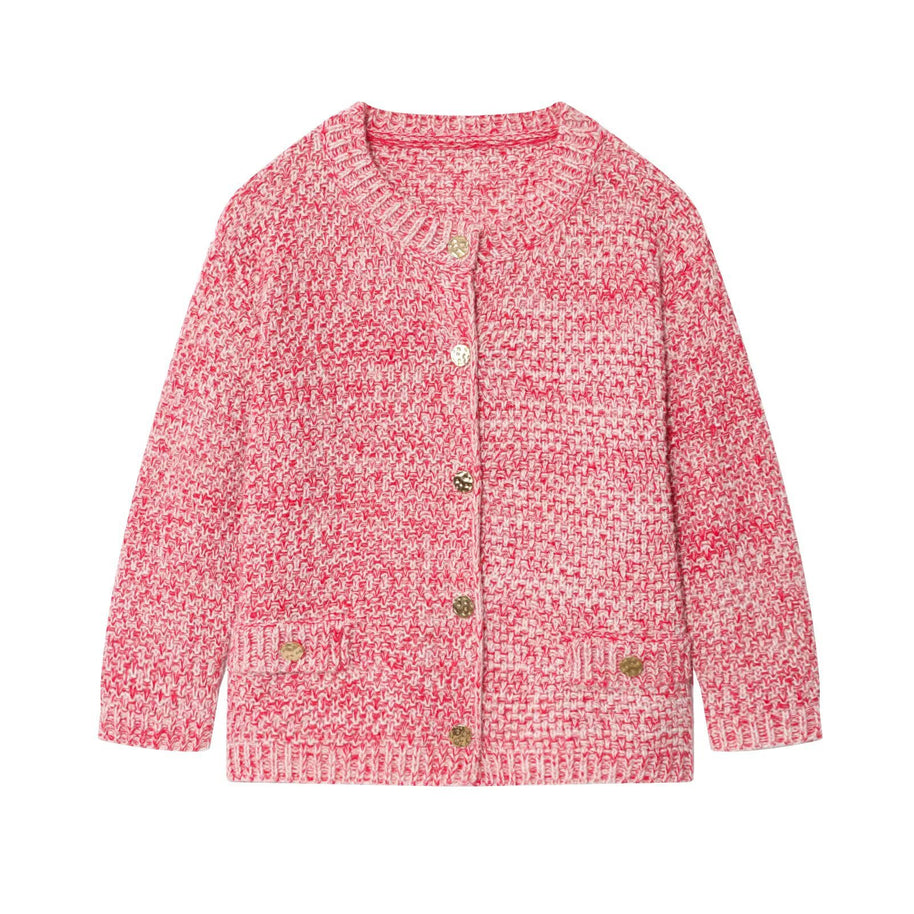 Damen Strickjacke mit Knopfdetails und gemütlicher Passform WW